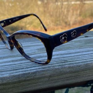 Kirkland Signature hedges glasses frames brown Havana floral 55[]18 135